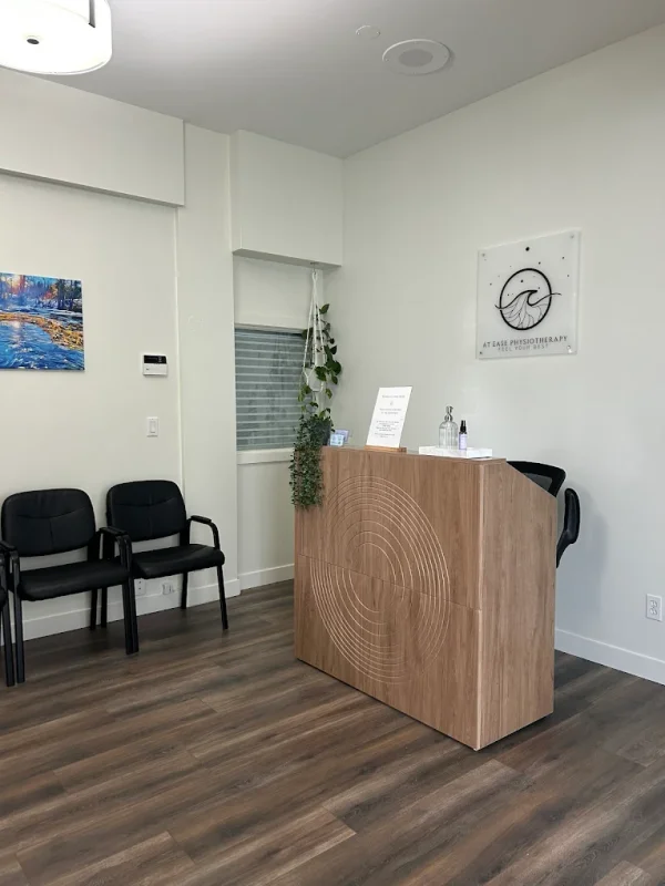 Welcoming reception at At Ease Physiotherapy in South Surrey